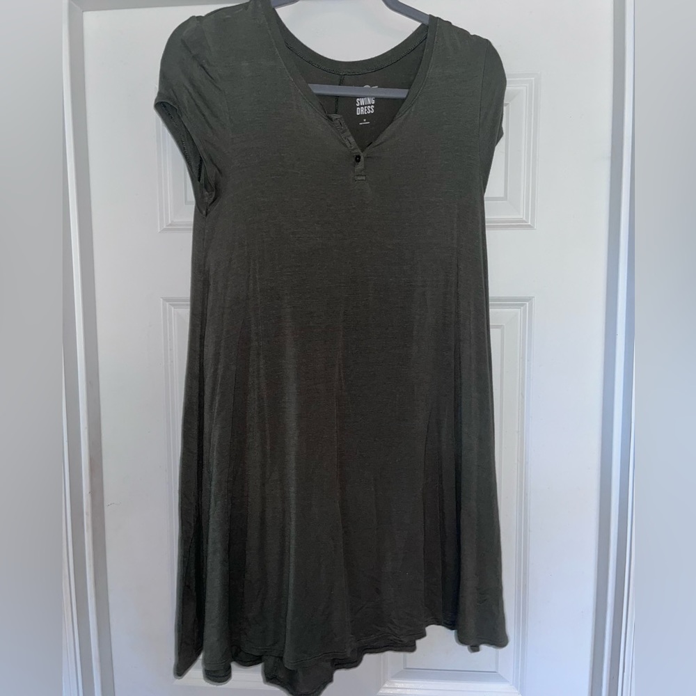SO swing dress dark green